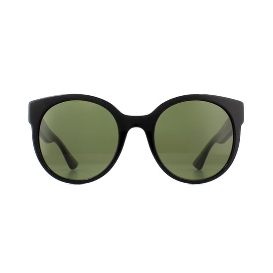 Gucci Sunglasses GG0035S 002 Black, Green Glitter and Red Green