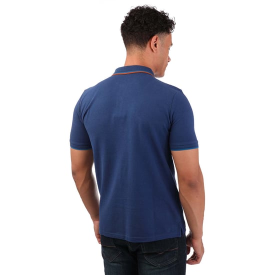 Men's Ben Sherman Twin Tipped Polo Shirt in Blue