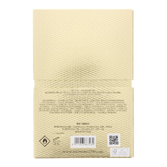 Atkinsons His Majesty The Oud Eau De Parfum 100ml