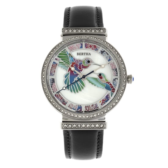 Bertha Emily Moeder-van-Parels Leren Band Horloge - Image 1