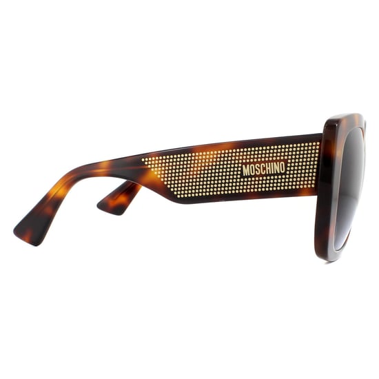 Moschino Sunglasses MOS016/S 086 08 Dark Havana Dark Blue Gradient