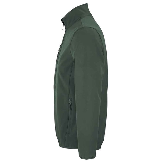 SOLS Mens Falcon Soft Shell Jacket (Forest Green) - Image 3