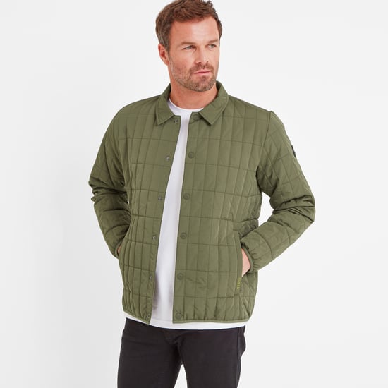 Ludwell Mens Shacket Khaki