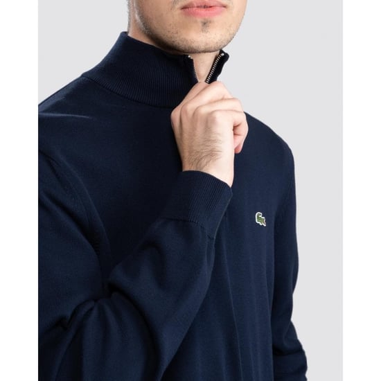 Lacoste Half Zip Logo Mens Sweatshirt