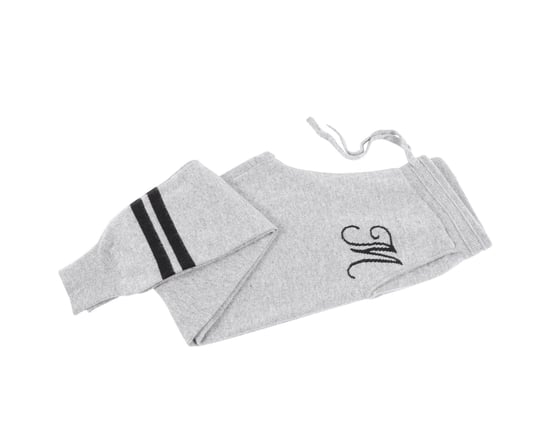 Crown Of Edinburgh Cashmere Track Pants Morningside Grey M - Image 3