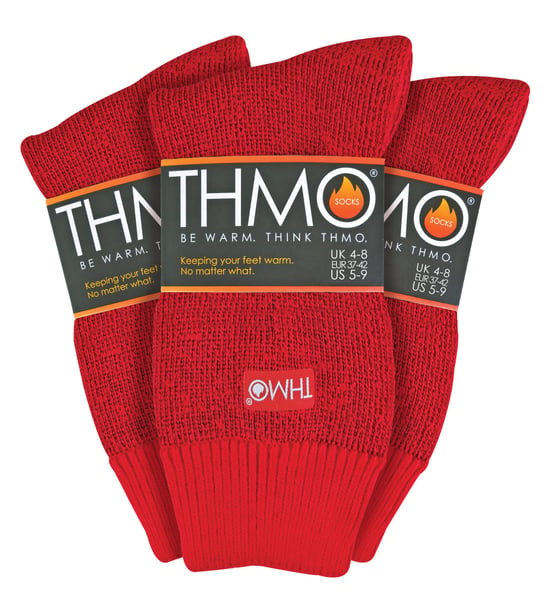 THMO - 3 Pack Multipack Ladies Tjocka Vintervarma Strumpor med Comfort Top - Image 1