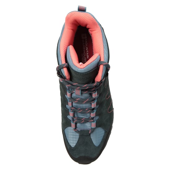 Mountain Warehouse Womens/Ladies Rockies Extreme Suede Walking Boots (Blue)