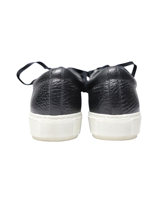 Acne Studios Adriana Low Top Sneakers in Black Calfskin Leather - Image 4