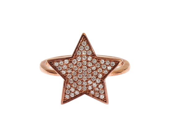 Nialaya Dames Helder CZ Ster 925 Zilveren Ring - Image 1
