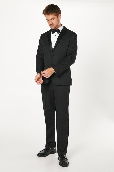 Pleat Front Slim Fit Dress Shirt