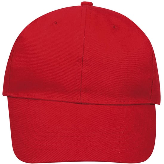 SOLS Unisex Buffalo 6 Panel Baseball Cap (Red)