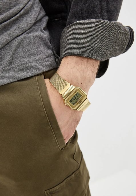 Casio Casio Collection Unisex's Gold Watch A700WEMG-9AEF - Image 3