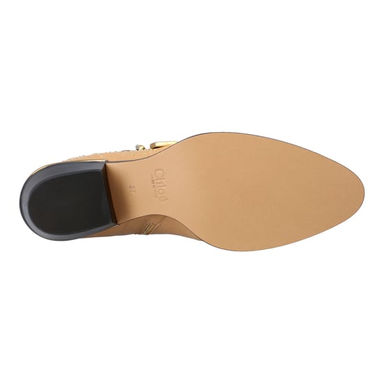 Chloé women susanna short boots in beige leather - Image 4