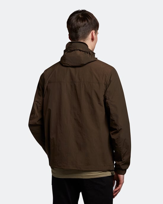 Lyle & Scott jack met capuchon in olijfgroen - Image 3