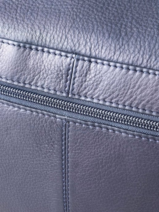 Ennerdale Leather Organiser Bag in Navy