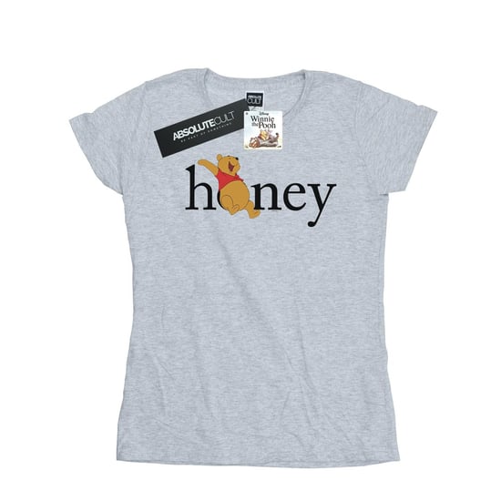 Disney Womens/Ladies Winnie The Pooh Honey Cotton T-Shirt (Sports Grey)