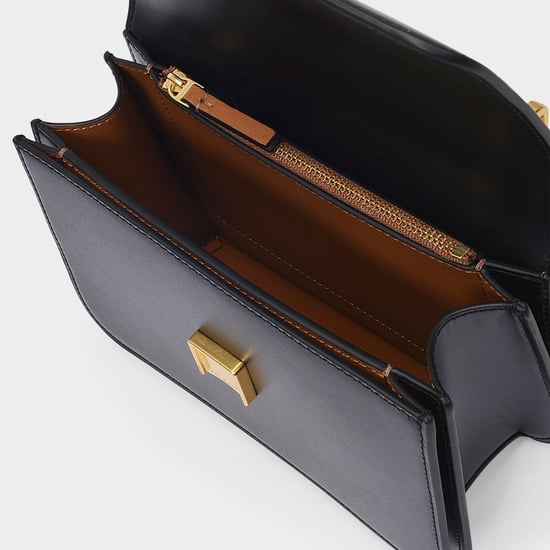 Eleanor Small Hobo Bag - Tory Burch - Black - Leather