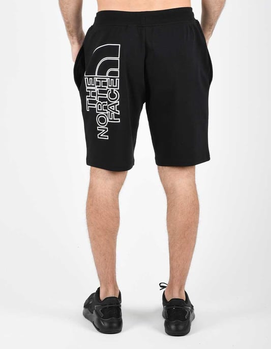 The North Face Mens Graphic Shorts Black - Image 2