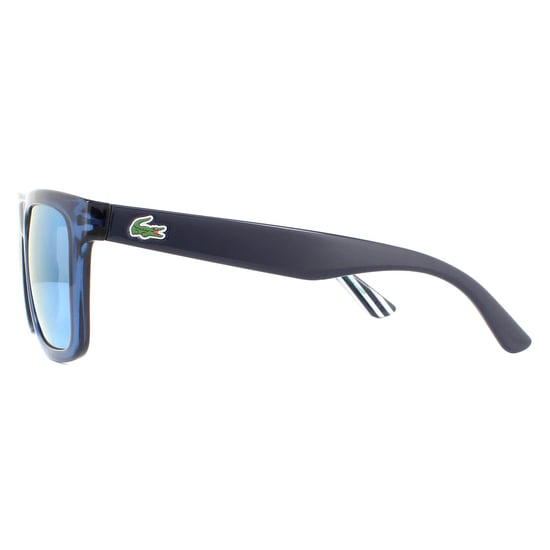 Lacoste Rectangle Mens Blue Blue Mirror Sunglasses