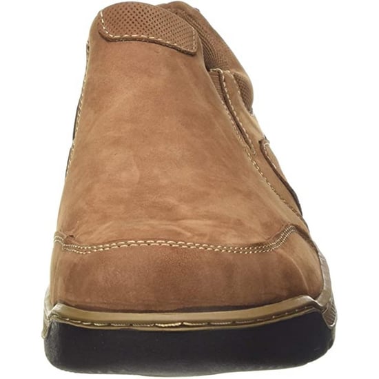 Hush Puppies Mens Jasper Slip On Leather Shoes (Tan) - Image 6