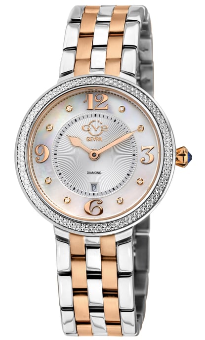 GV2 Womens Verona Swiss Quartz Diamond Stainless Steel Watch - Image 1