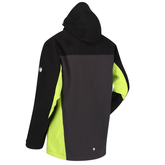 Regatta Mens Birchdale Waterproof Hooded Jacket (Ash/Black)