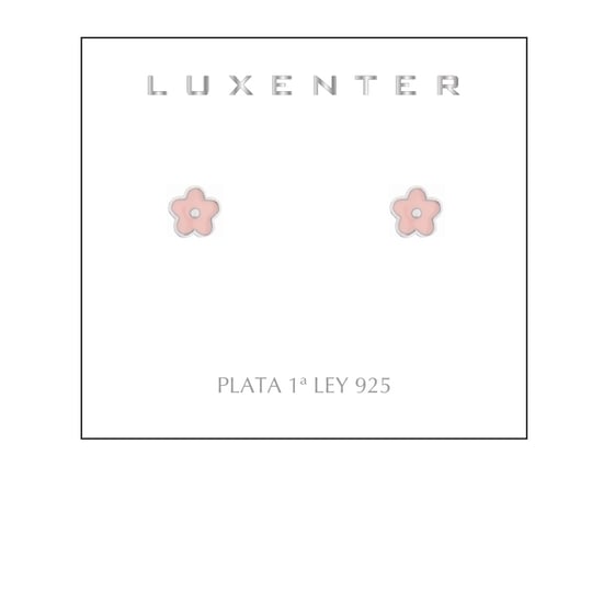 Luxenter 925 Sterling Silver rodiumpläterade örhängen - Blomma - Image 2