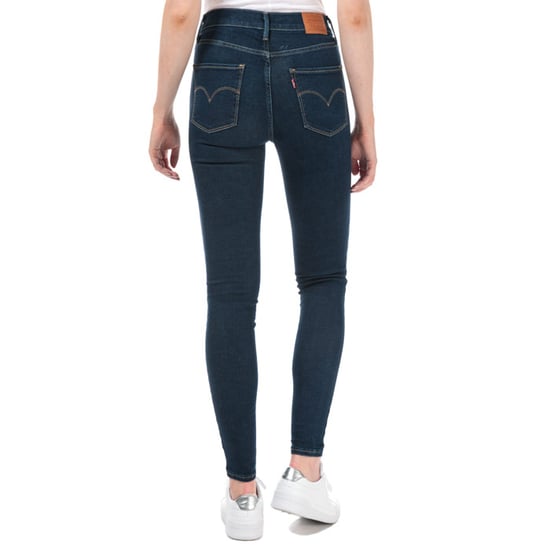 Women's Levis 720 High Rise Super Skinny Jeans in Dark Blue