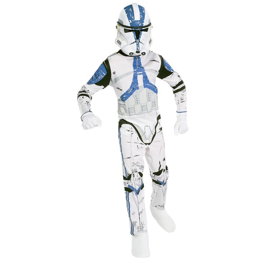 Star Wars Jongens Clone Trooper Kostuum (Wit/blauw) - Image 1
