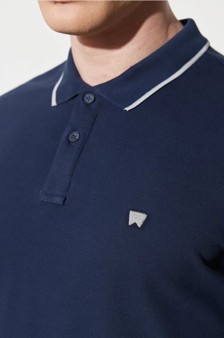 Wrangler - poloshirt marine - Image 3