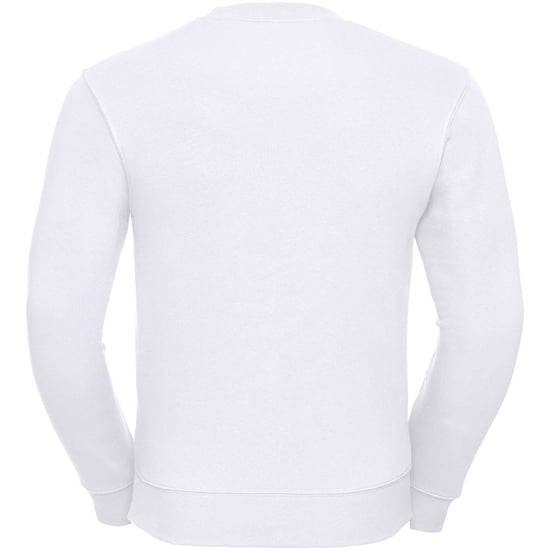 Russell Mens Authentic Sweatshirt (Slimmer Cut) (White) - Image 2