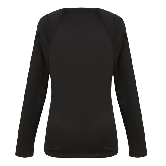 Regatta Womens/Ladies Plain Thermal Base Layer Set (Black)