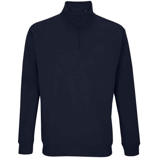 SOLS Uniseks Conrad Sweatshirt met Quarter Zip voor volwassenen (Franse marine) - Image 1