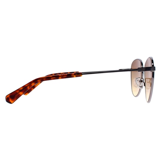 Guess Round Mens Shiny Light Nickeltin Brown Gradient  GU8257