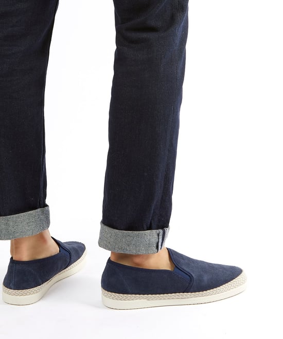 Dune Mens FRANSISCO Suede Plimsolls - Image 3