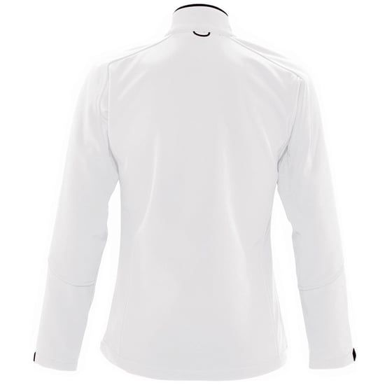 SOLS Womens/Ladies Roxy Soft Shell Jacket (Breathable, Windproof And Water Resistant) (White)