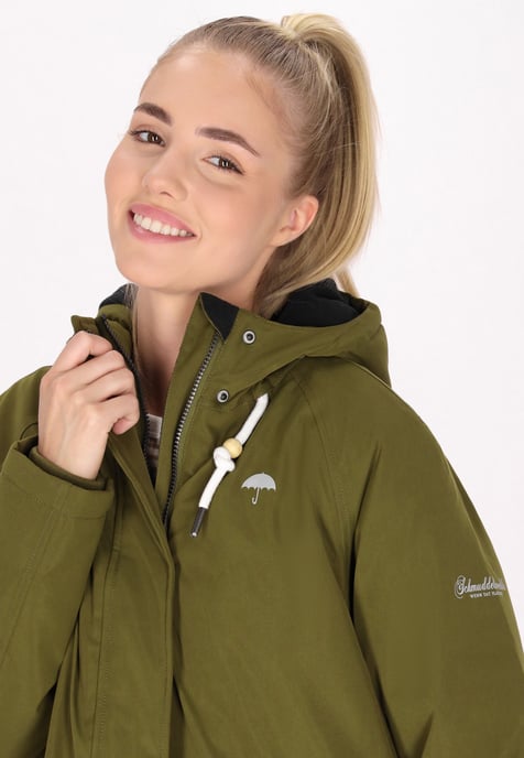 Schmuddelwedda Winter parka Dames olijf - Image 5
