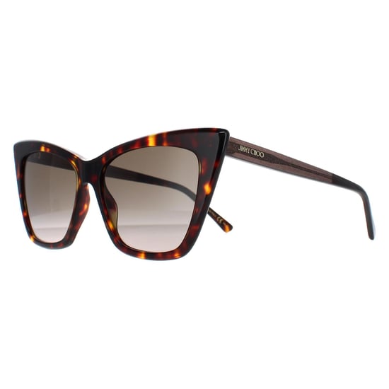 Jimmy Choo Cat Eye Womens Havana Brown Gradient LUCINE/S - Image 2