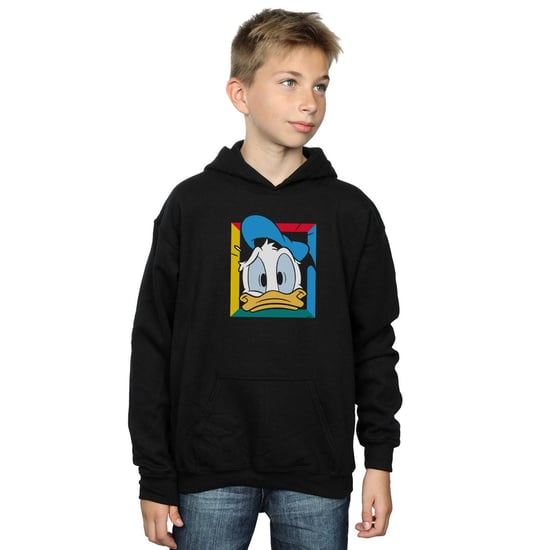 Disney Boys Donald Duck Panicked Hoodie (Black)