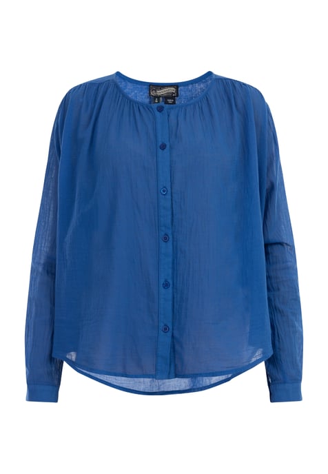Dreimaster Bloes met lange mouwen Dames blauw - Image 1