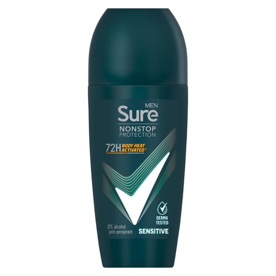 Sure Men Sensitive Anti-perspirant 72H Nonstop Protection Roll On Deo, 3x50ml