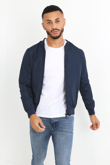 Navy 'Sanjay' Bomber Jacket