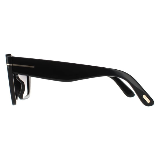 Tom Ford Cat Eye Dam Shiny Svart Grå Rök Gradient - Image 3