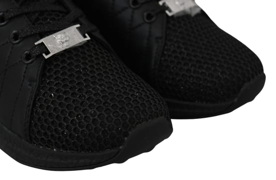 Plein Sport Women's Black Polyester Runner Gisella Sneakers Shoes - Image 3