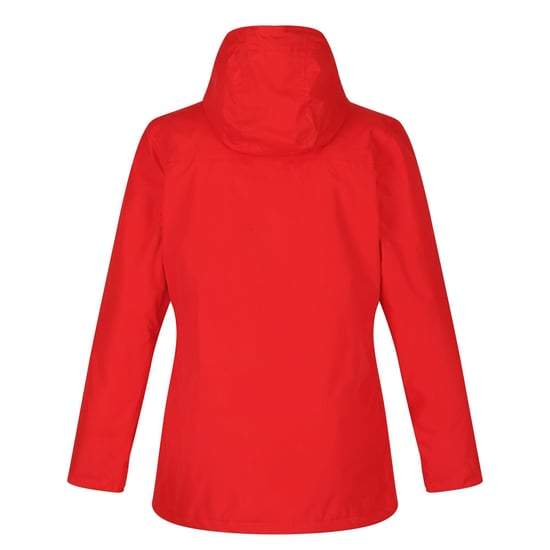 Regatta Womens/Ladies Bergonia II Hooded Waterproof Jacket (Molten Red)