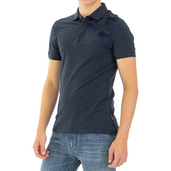 Emporio Armani Men Polo Shirt Half sleeve Navy - Image 2
