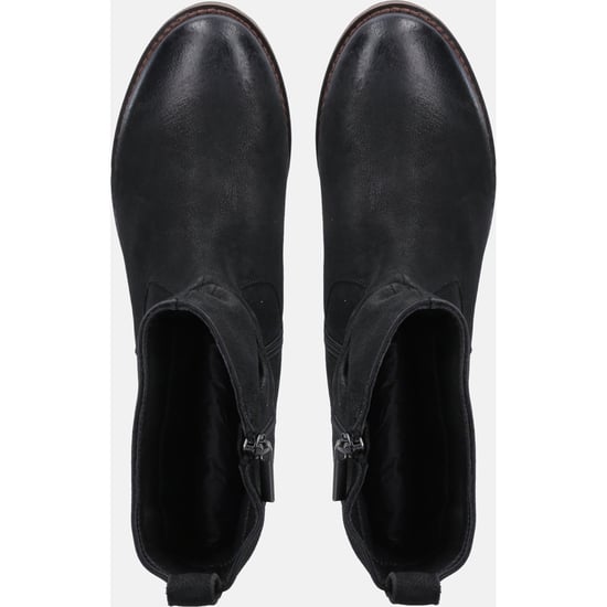 Hush Puppies Emilia Läder Dam Svarta Kängor - Image 6