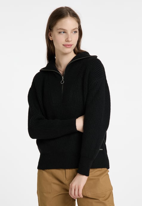 Dreimaster Knitted pullover women black - Image 2
