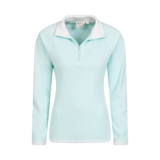 Mountain Warehouse Dames/Dames Montana Half Zip Fleece Top (Munt) - Image 3