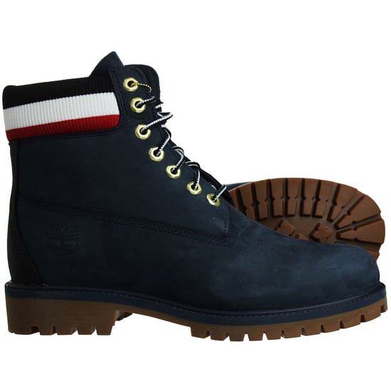 Timberland 6inch Heritage Cuspole Mens Blue Boots - Image 4